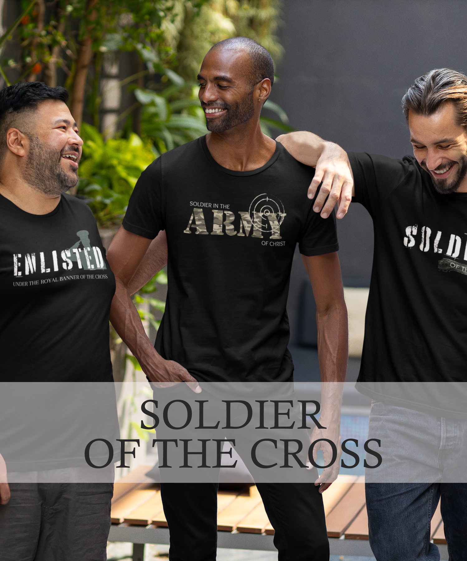 Men Christian T-Shirts - Soldier of the Cross