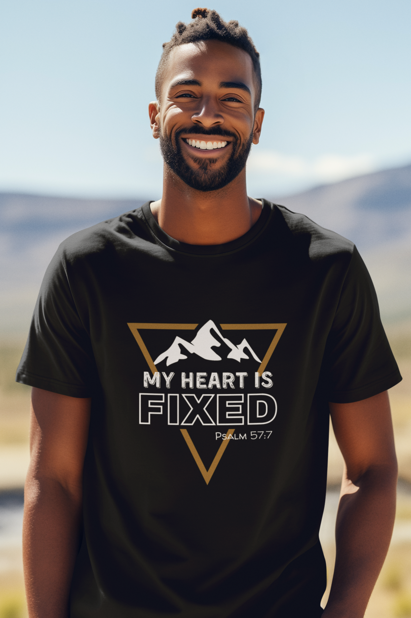 My Heart Is Fixed Christian T-Shirt