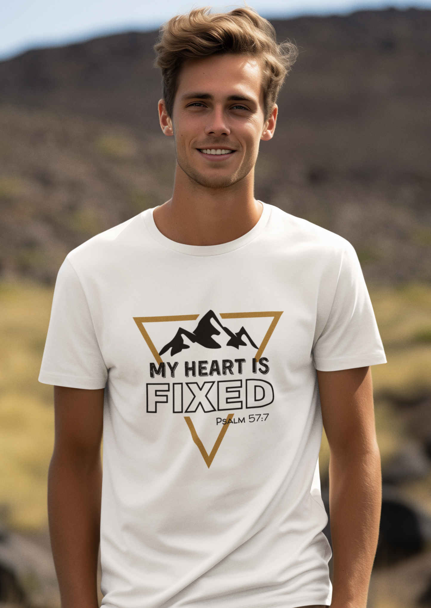 My Heart Is Fixed Christian T-Shirt